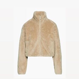 Aritzia Fuzzy Zip up